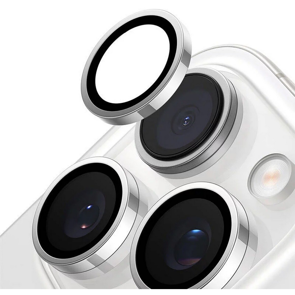 Protetor de Lente Torras para iPhone 16 Pro / Pro Max - Silver 3
