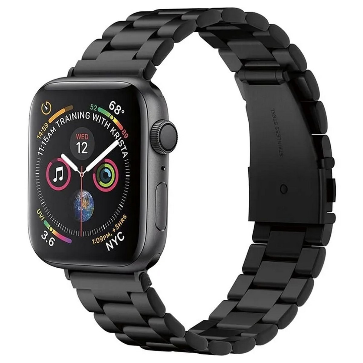 Imagem 0 de Bracelete Spigen Modern Fit para Apple Watch Ultra 49mm - Preto