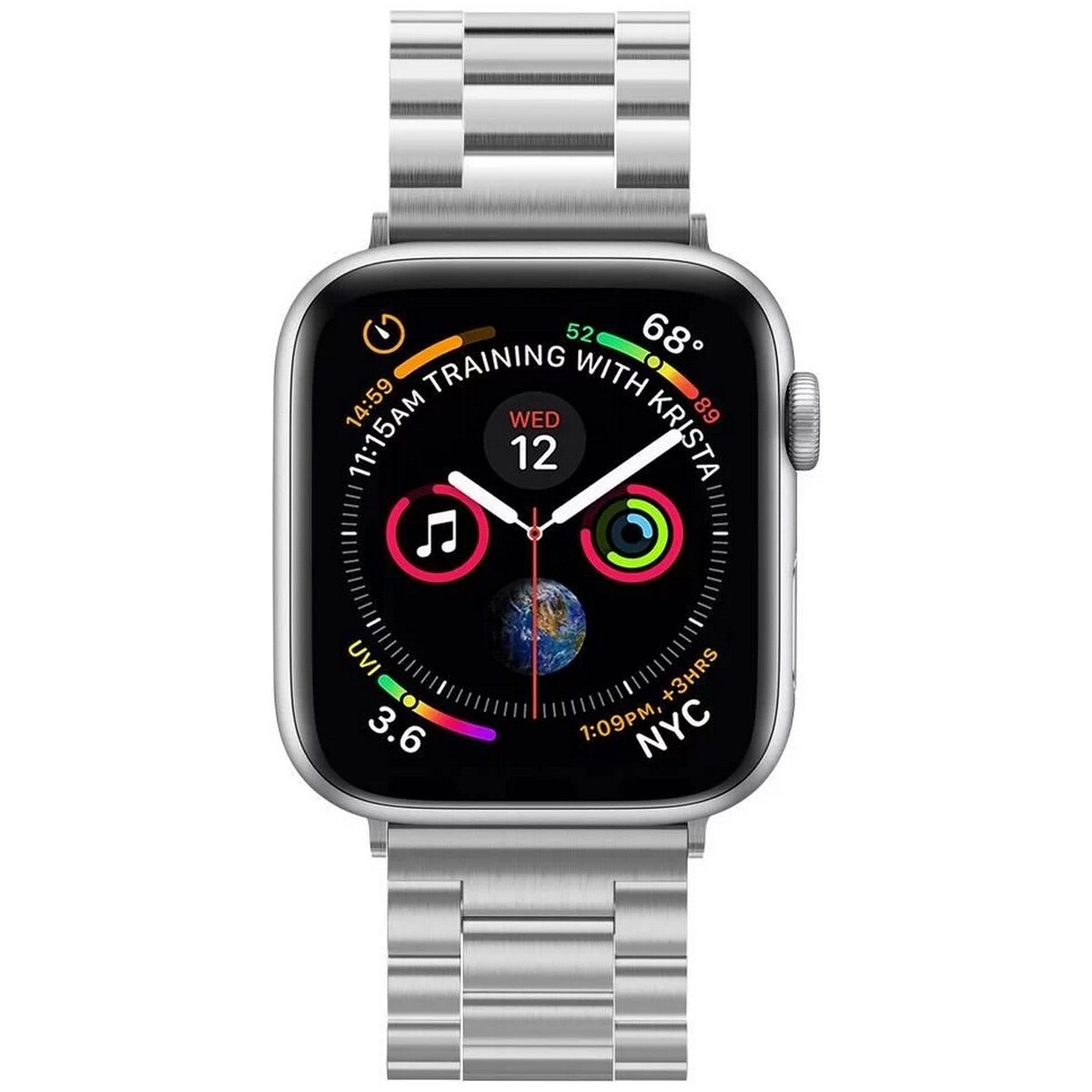 Bracelete Spigen Modern Fit para Apple Watch Ultra 49mm - Prata 3