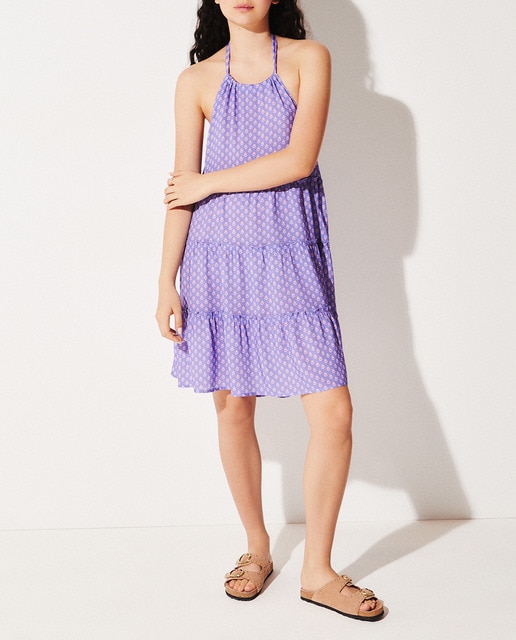 Imagen 0 de Vestido corto estampado