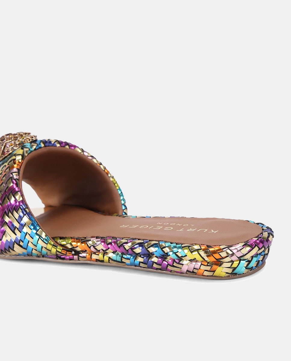 Sandálias Rasas Kensington Multicolor-3