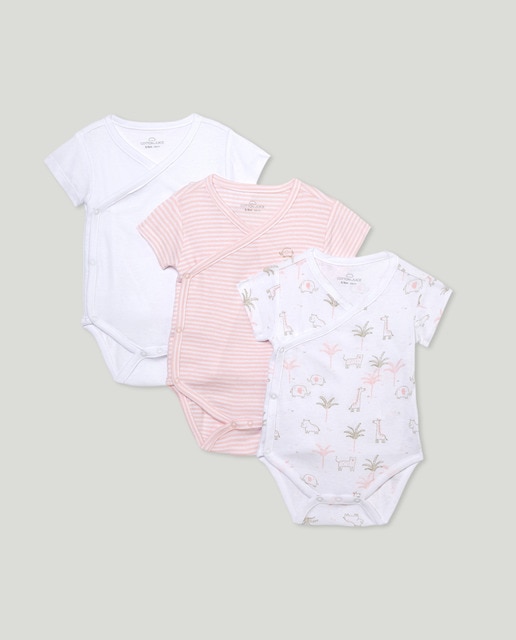 Imagen 0 de Pack tres bodies de manga corta de bebé