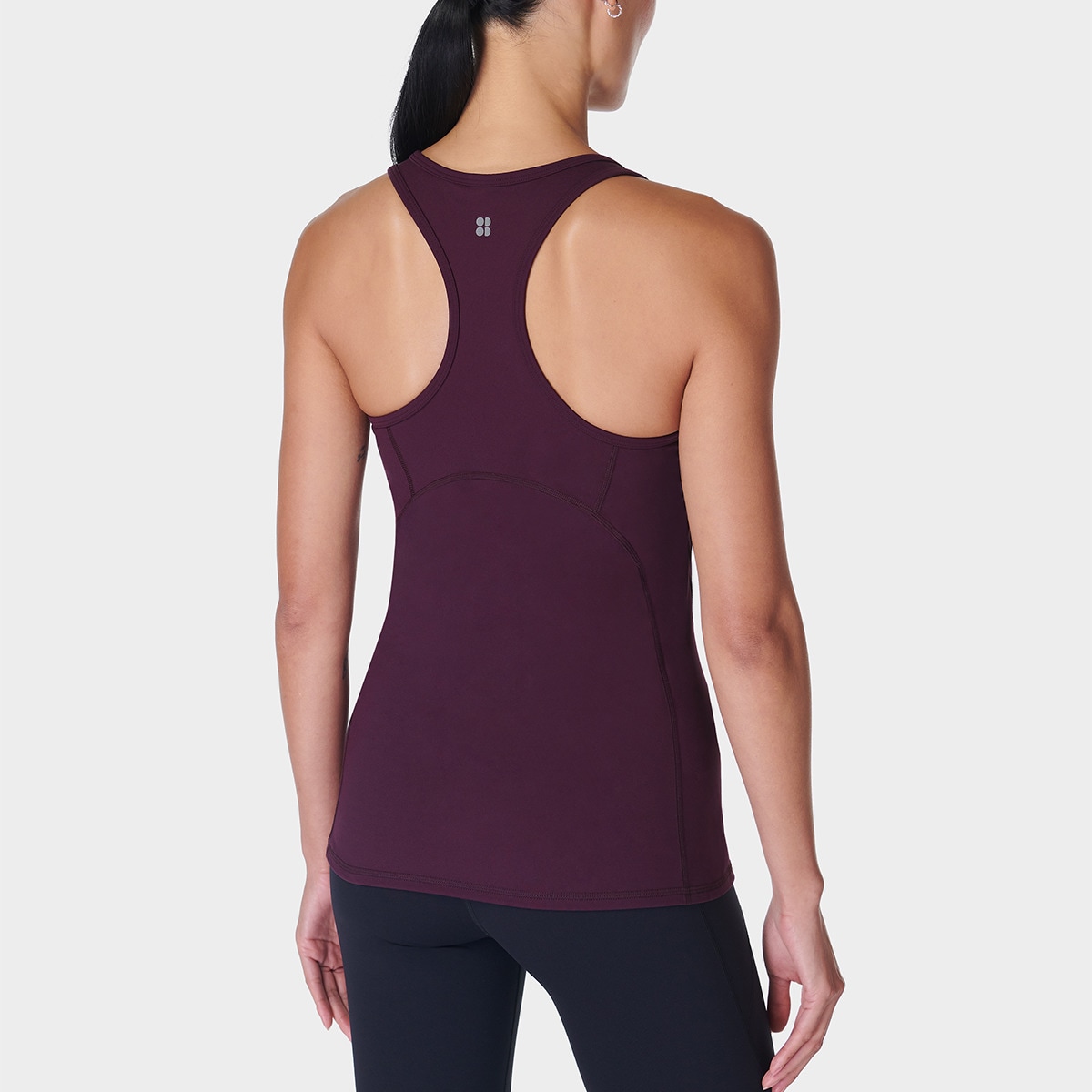 T-shirt de Mulher Power Medium Impact Gym Tank Roxo-2