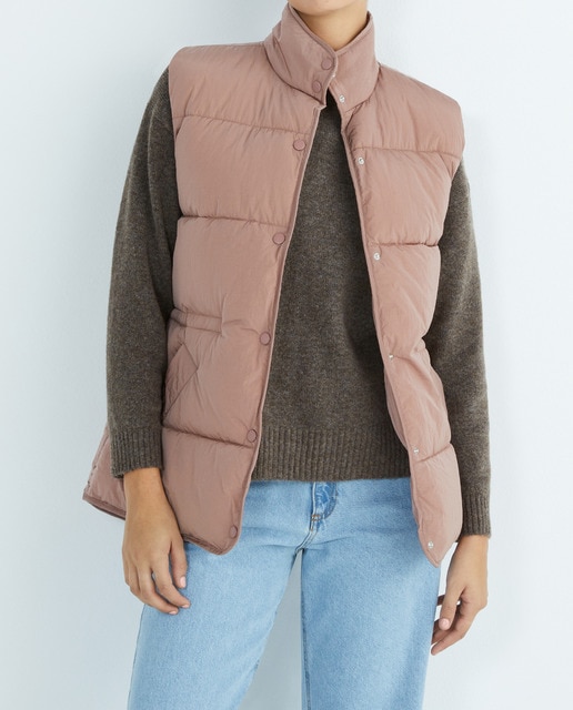 Imagen 0 de Chaleco de mujer acolchado cuello alto