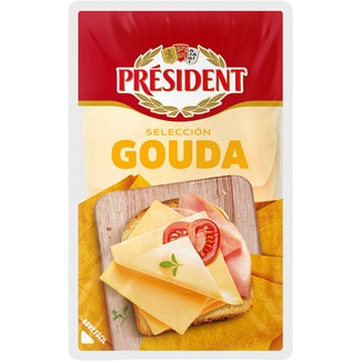 queso gouda en lonchas envase 100 g - President