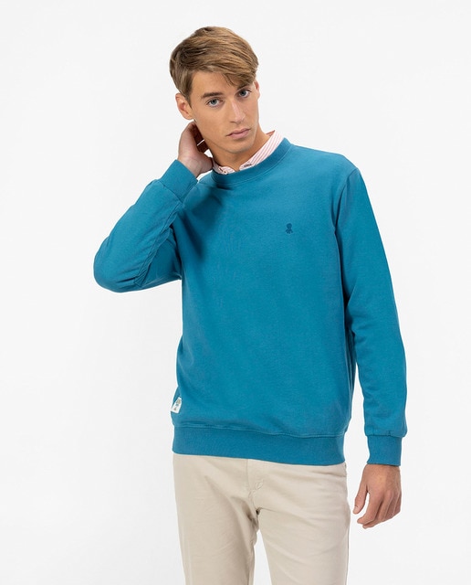 Imagen 0 de Sudadera de hombre de cuello caja