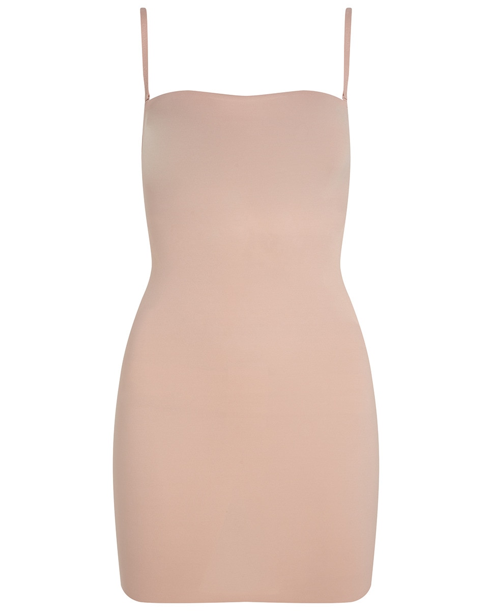 Vestido Moldador Stay Put Stretch Bege-5