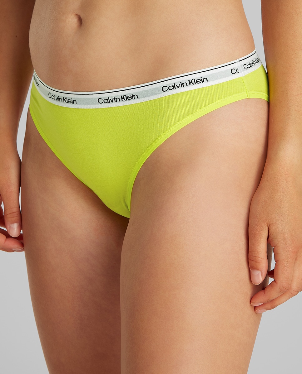 Cueca Clássica Logo Amarelo-1