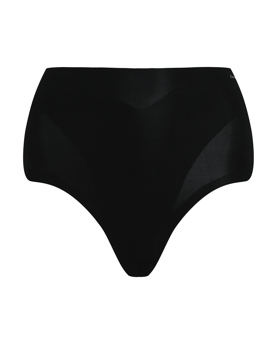 Cueca de Cintura Subida Moldadora Stay Put Mesh Preto-3