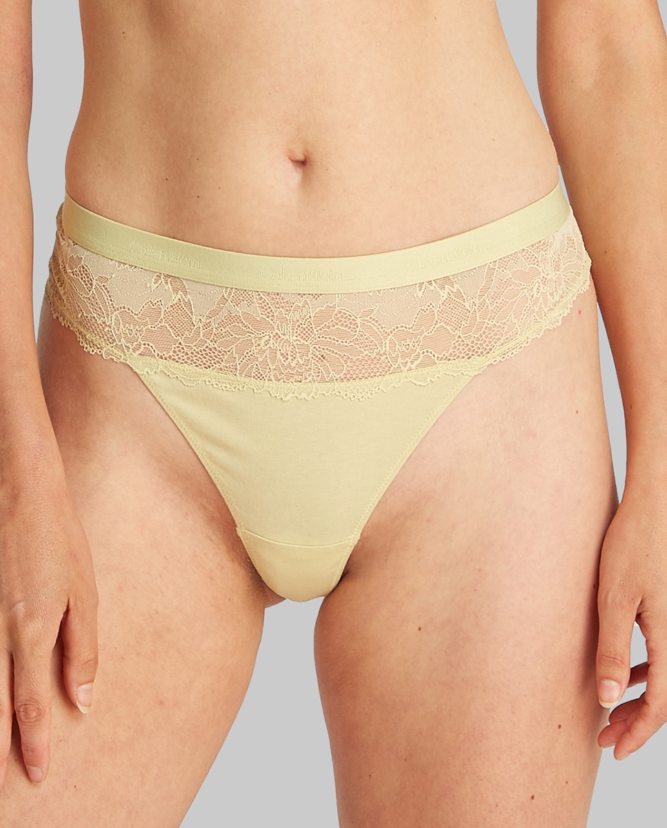 Tanga Lace Amarelo-1