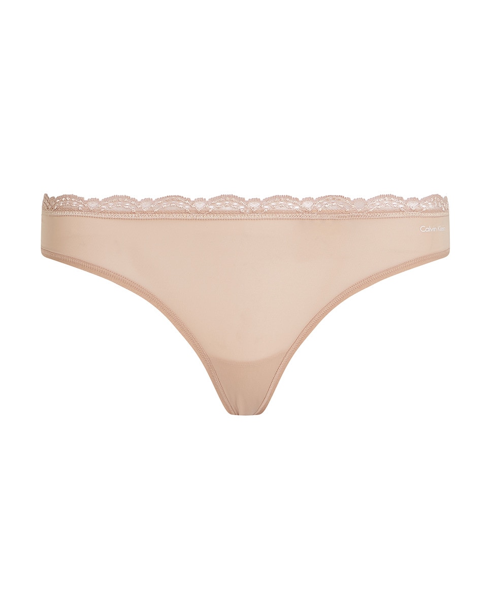 Tanga MF Stretch W Lace Bege-4