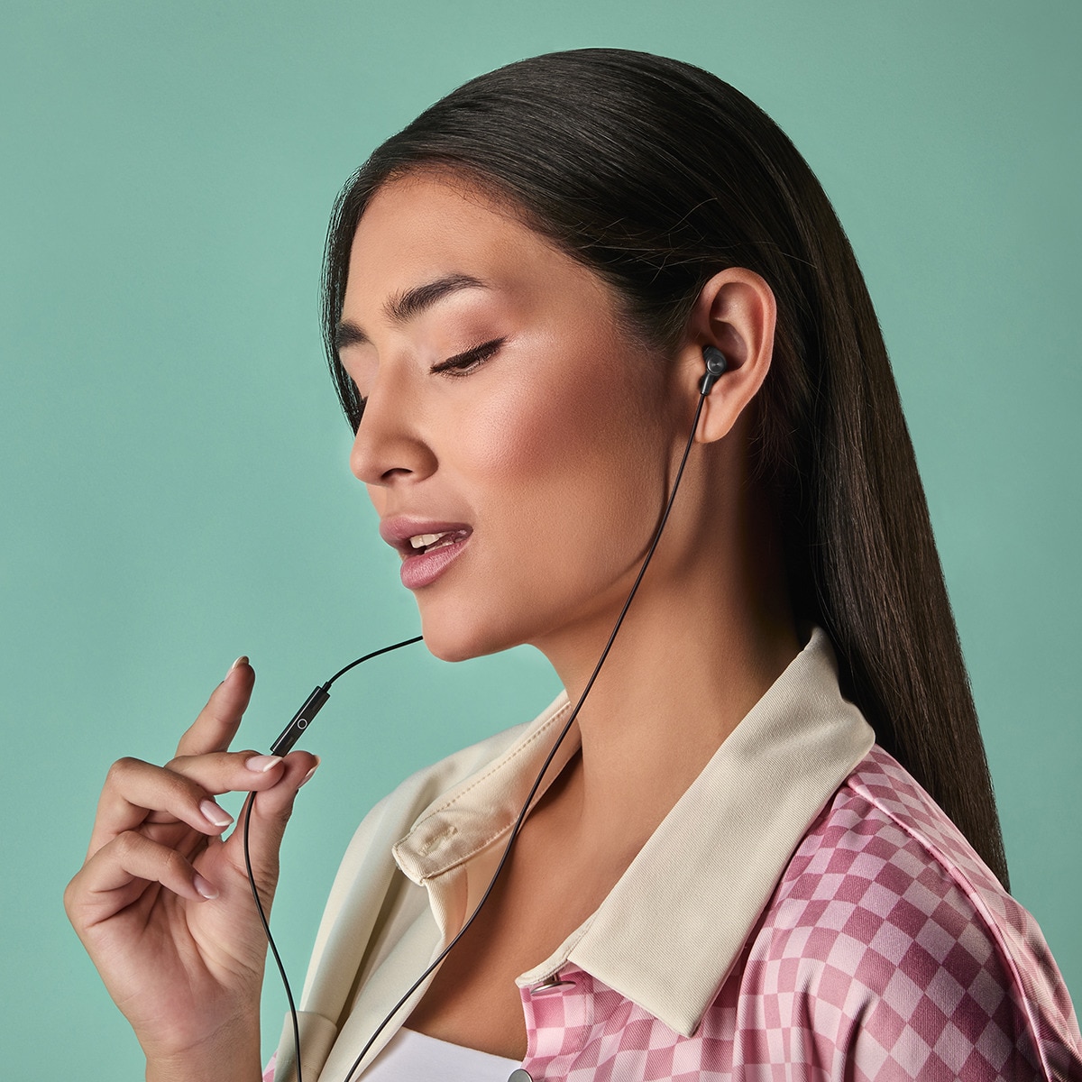 Auriculares de botón Energy Sistem EasyPods Type C Space con micrófono y voice assistant Negro-7