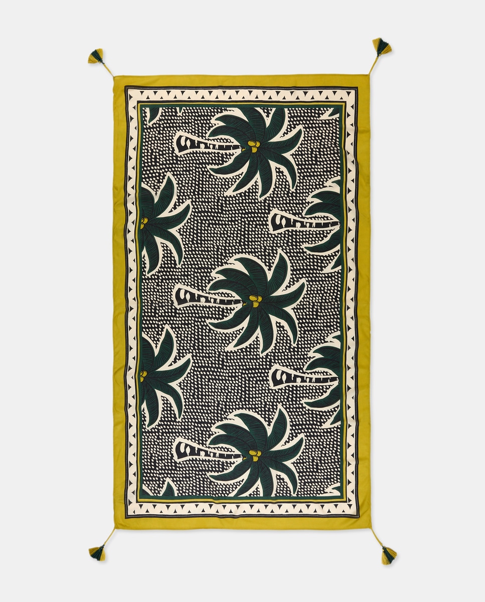 Páreo com Estampado Posicional Preto-3