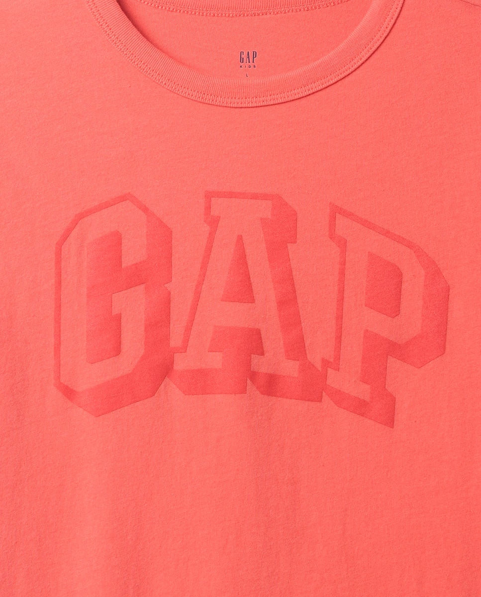 T-shirt com Gola Redonda e Manga Curta Vermelho-6