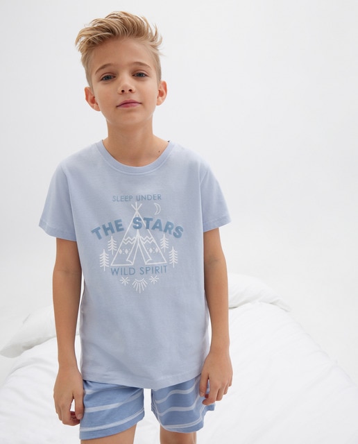 Imagem 0 de Pijama curto às riscas