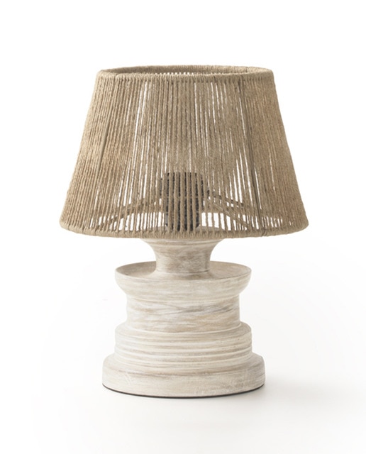 Imagen 0 de Lámpara de mesa de yute