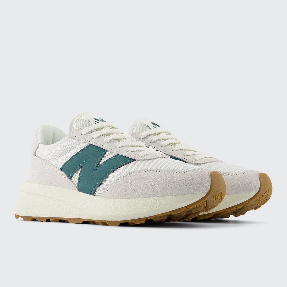 Sapatilhas Casual Unissexo U370CC New Balance Branco / Verde-2
