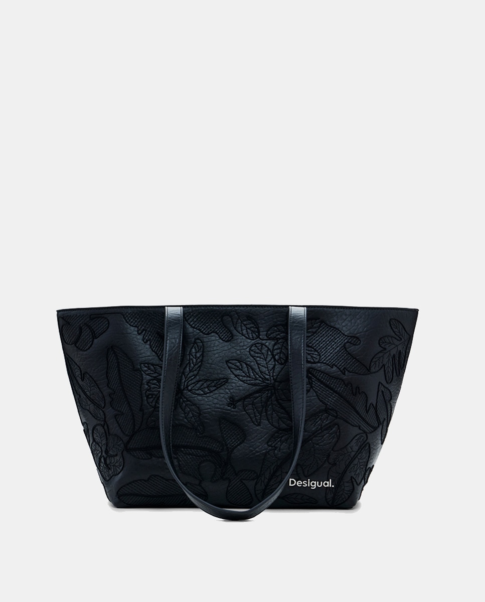 Mala Shopper com Relevos Preto-1