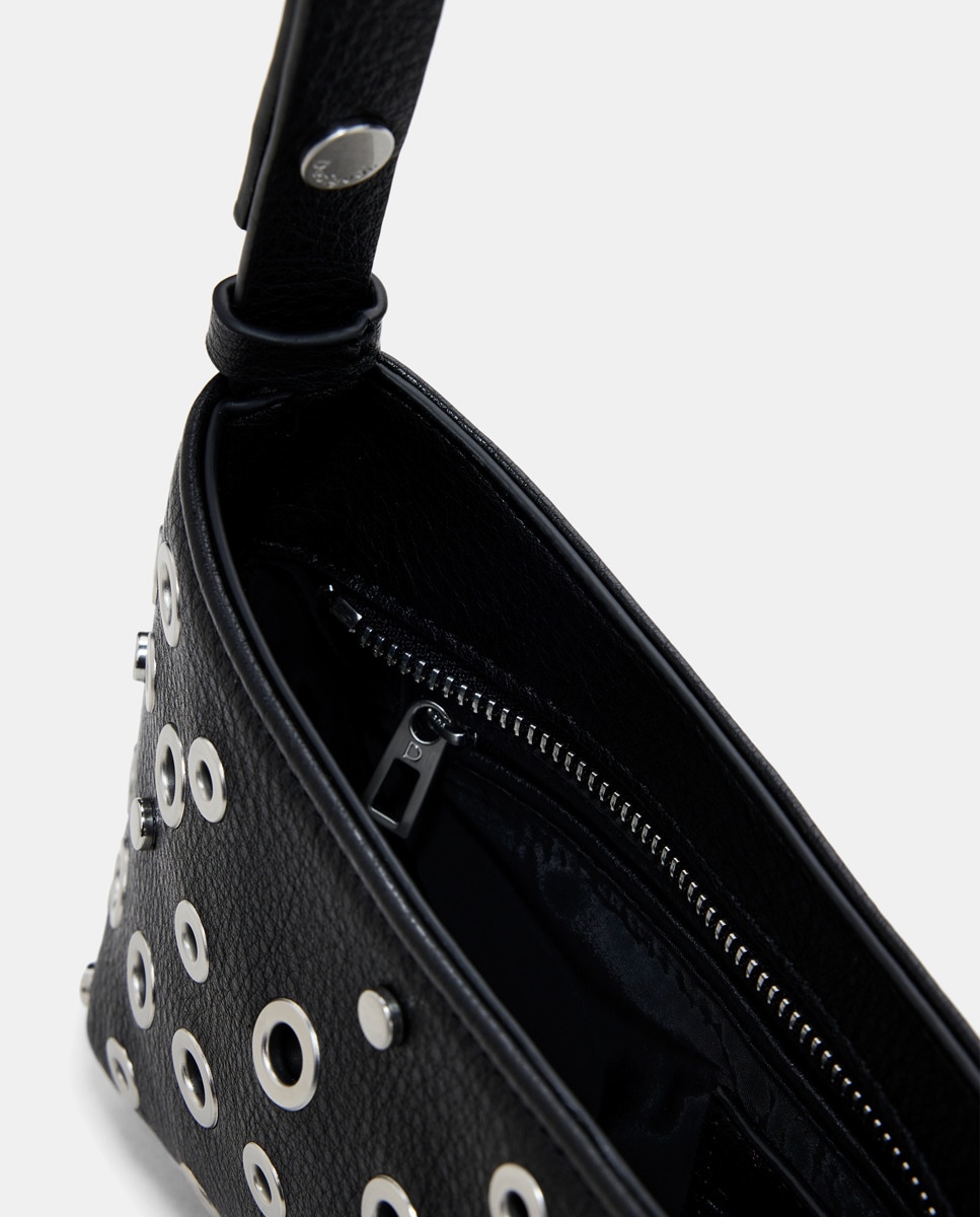 Mala a Tiracolo com Tachas Preto-5