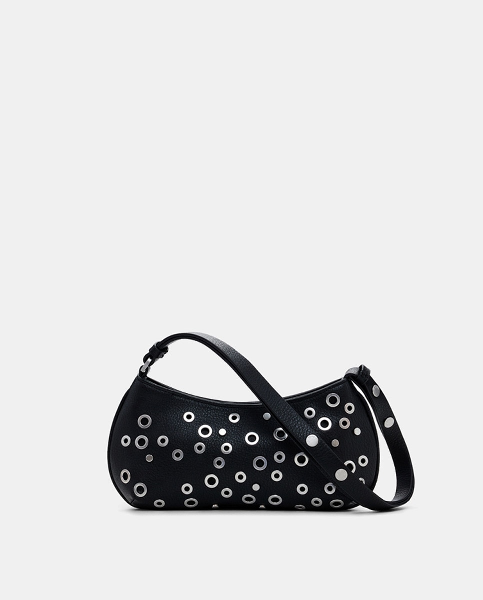 Mala a Tiracolo com Tachas Preto-4