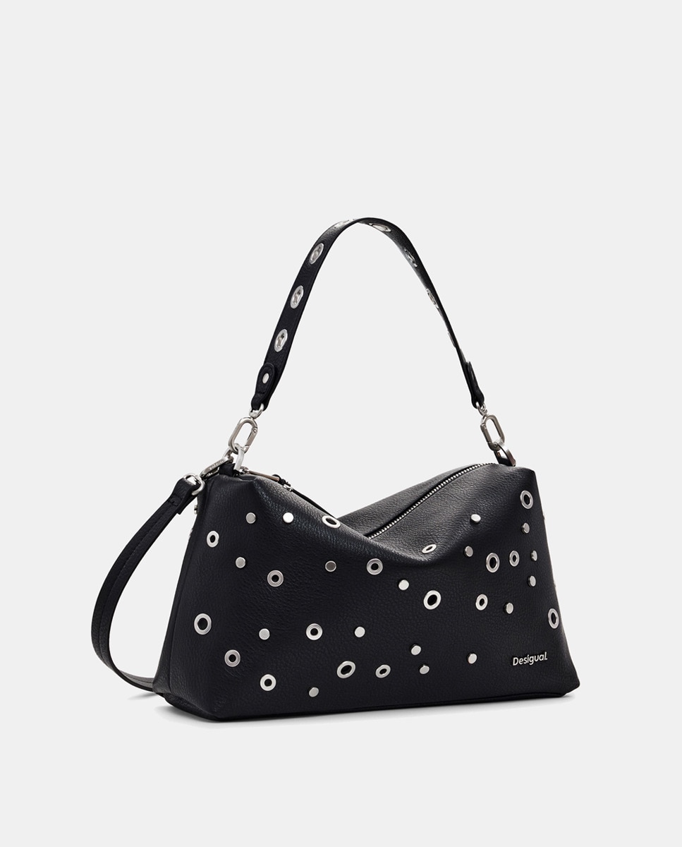 Mala de Mão com Tachas Preto-3
