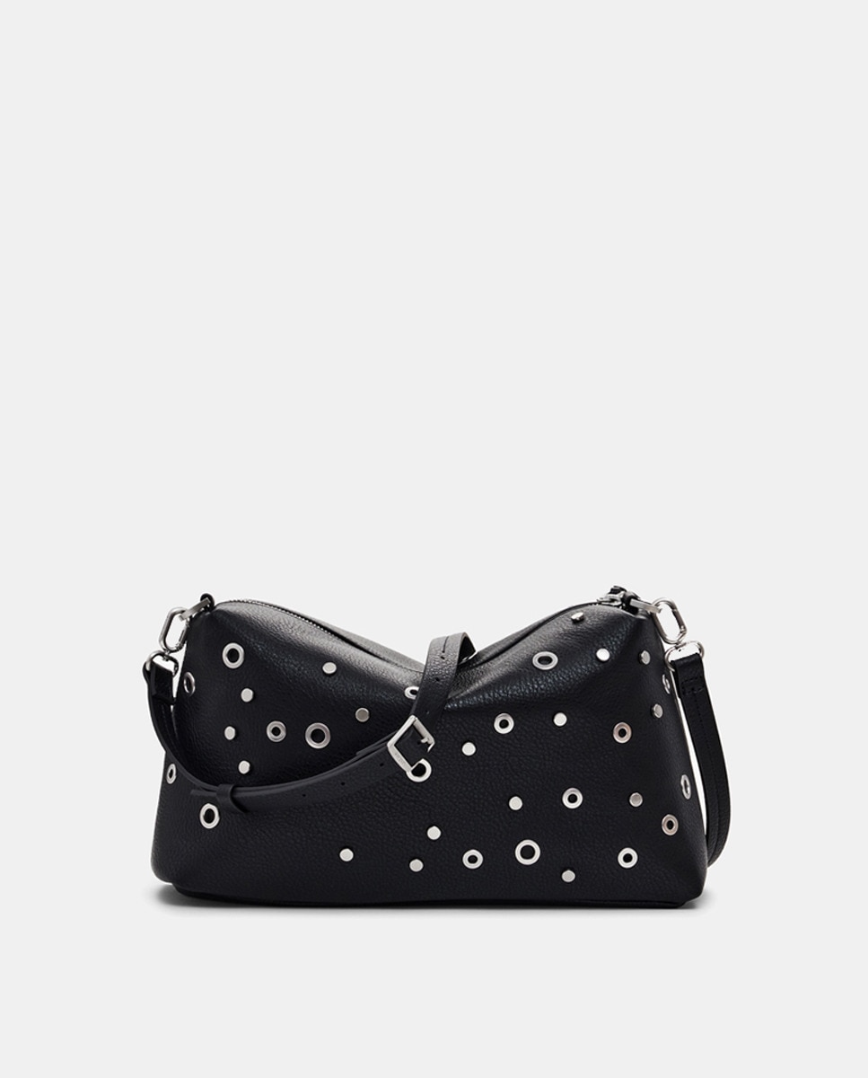 Mala de Mão com Tachas Preto-4