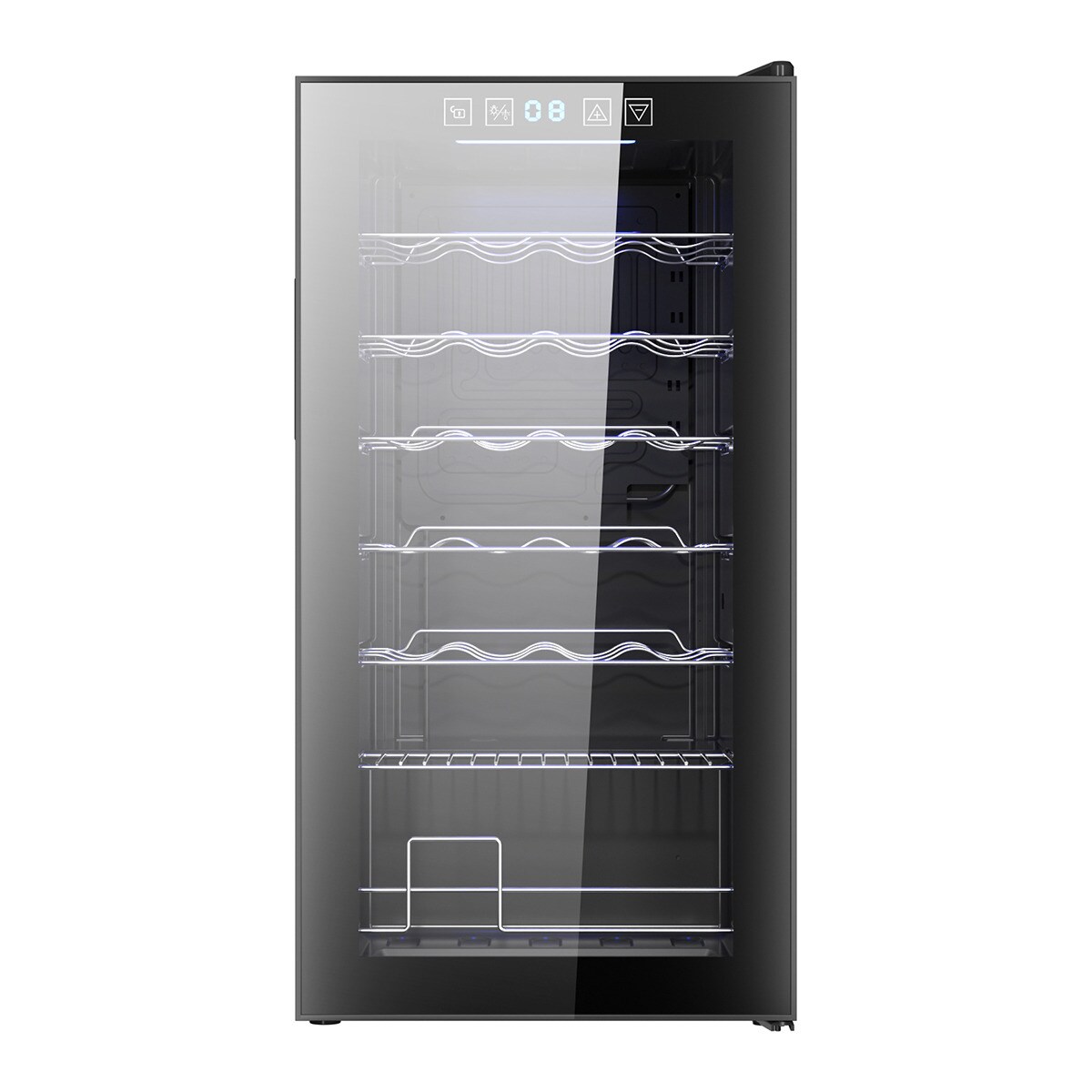 Garrafeira Saivod VCS28G para 28 Garrafas Standard - Negro Preto-3