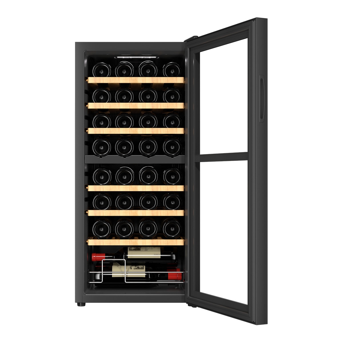 Vinoteca Saivod para 32 botellas - VCS32G2T Negro-2