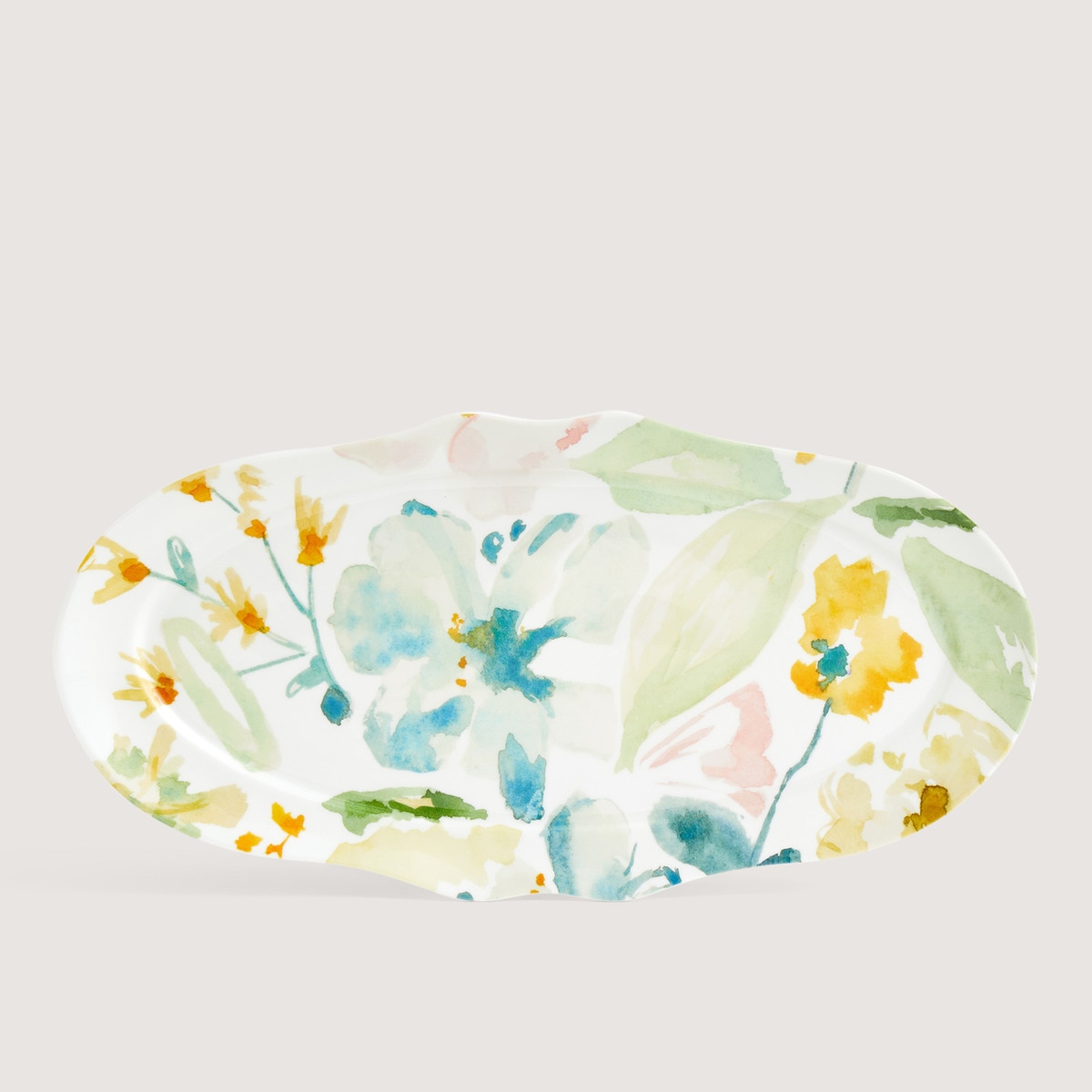Travessa Oval de Melamina Juliet Multicolor-1
