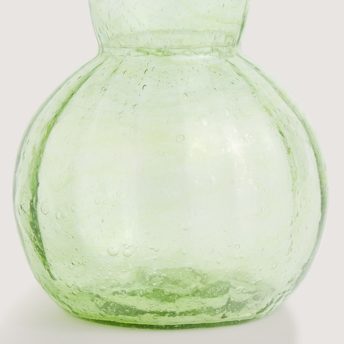 Jarra Mini de Vidro Reciclado - Verde Verde-3