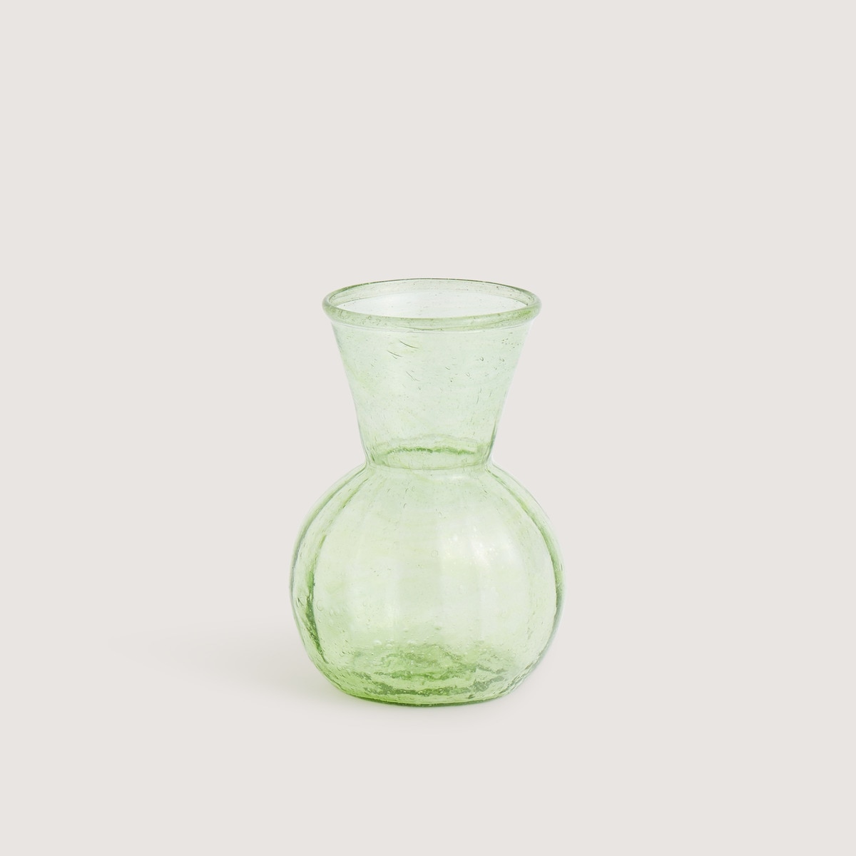 Jarra Mini de Vidro Reciclado - Verde Verde-1