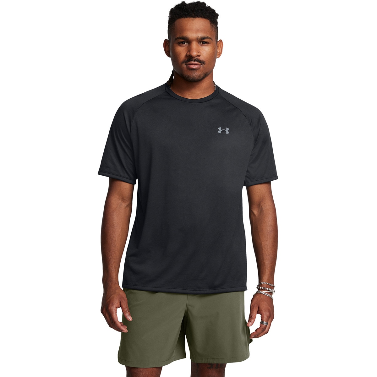 T-shirt de homem Tech 2.0 SS Under Armour Preto-1