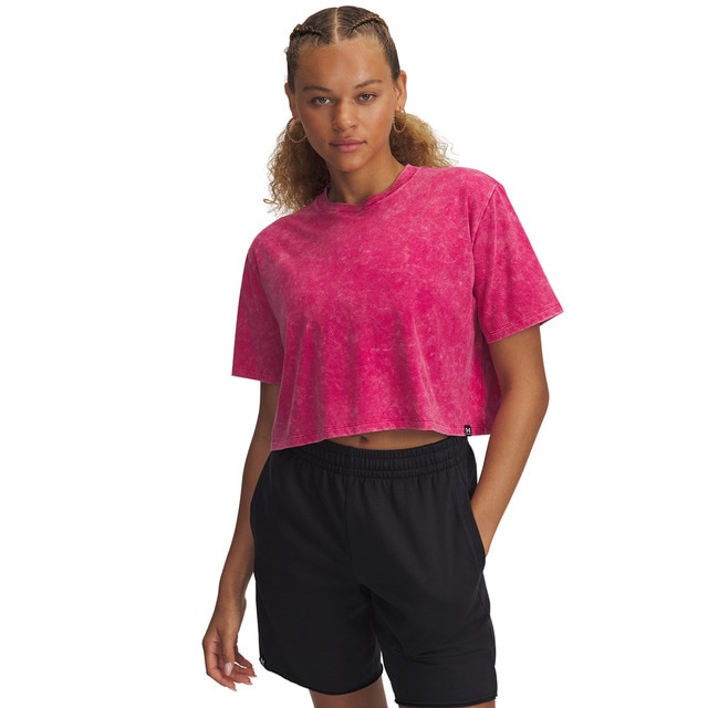 Imagem 0 de T-shirt de Mulher UA Rival Wash SS
