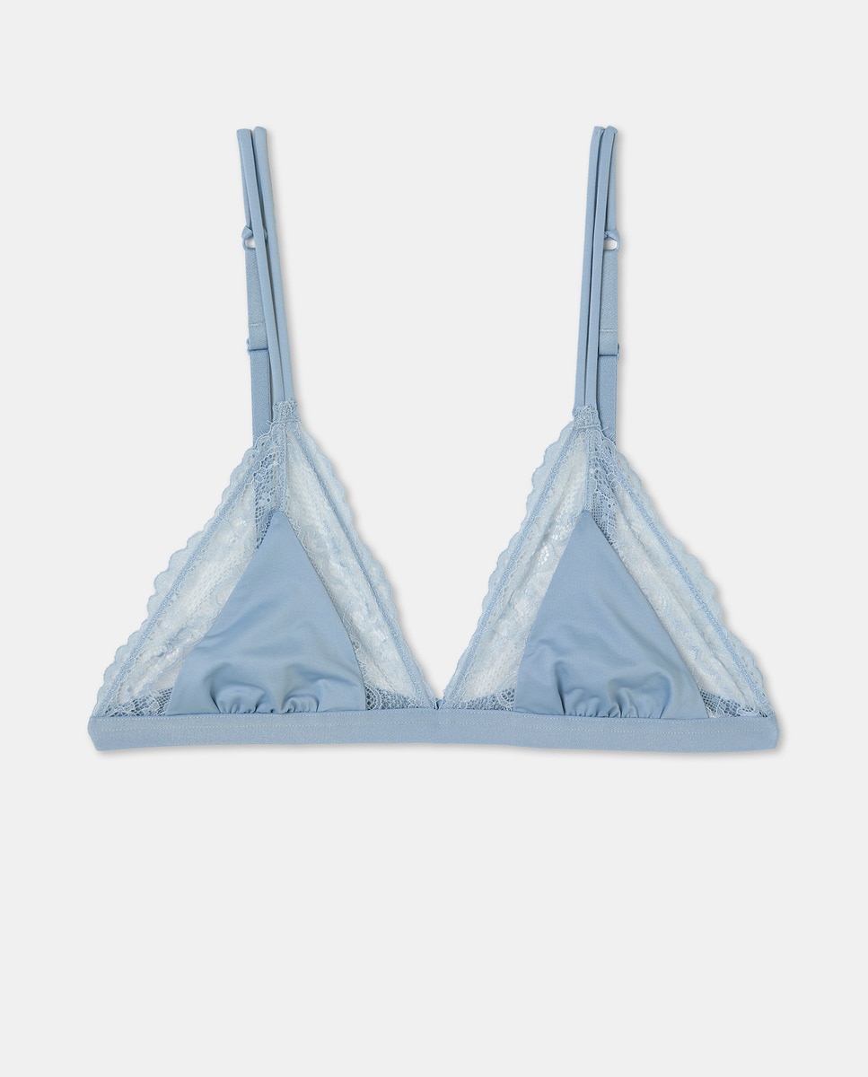 Bralette de renda 410 Azul Claro-4