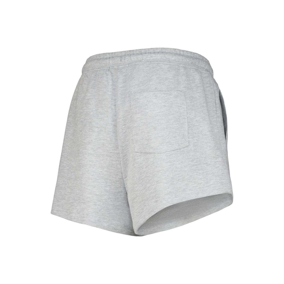 Pantalón corto terry mujer Gris-5