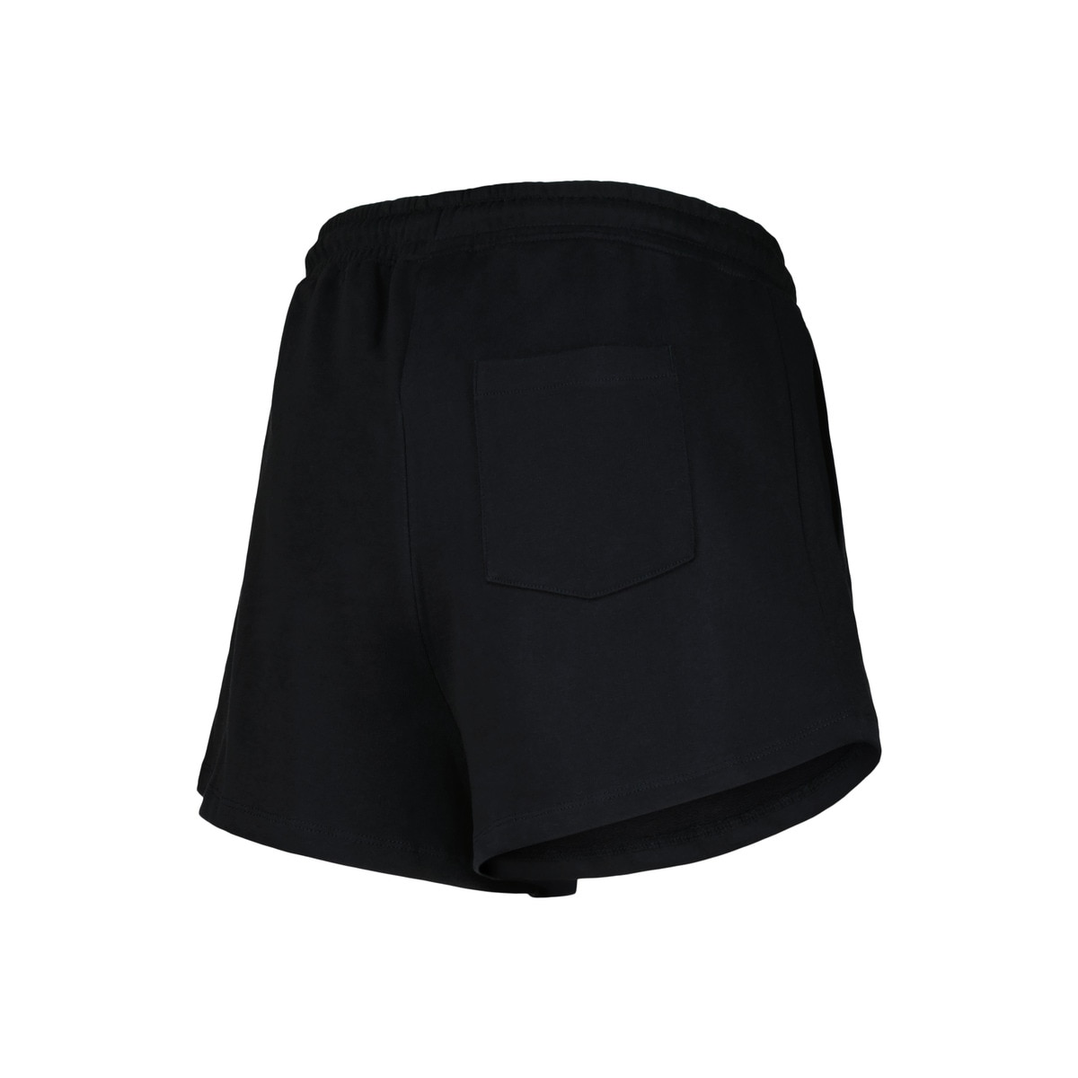 Pantalón corto terry mujer Negro-5