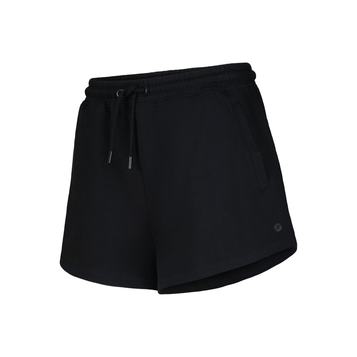Pantalón corto terry mujer Negro-4