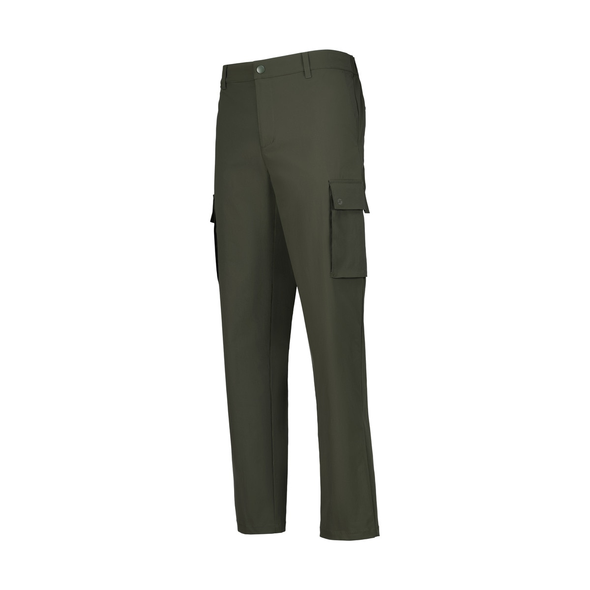 Pantalón largo elástico hombre Verde-4