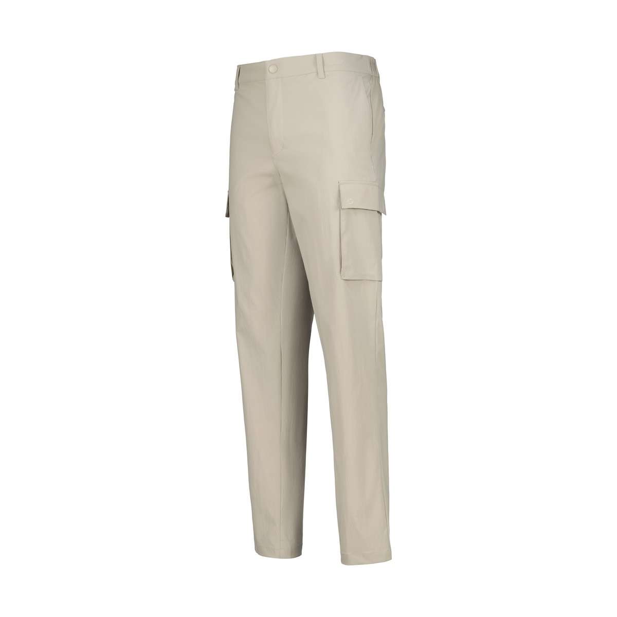 Pantalón largo elástico hombre Blanco-4