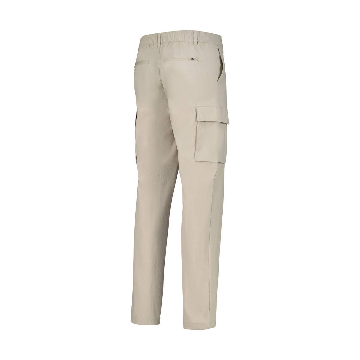Pantalón largo elástico hombre Blanco-5