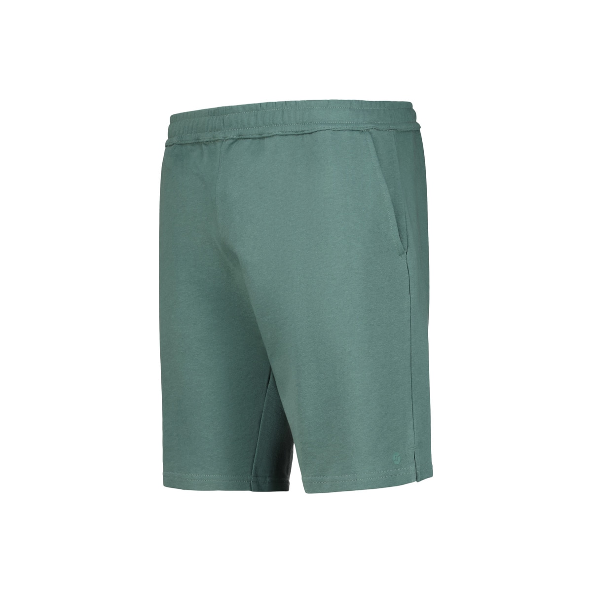 Pantalón corto terry hombre Verde oscuro-4
