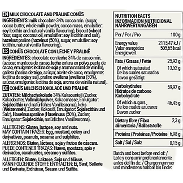 Milchschokoladenkonfekt mit Keksüberzug Karton 70 g