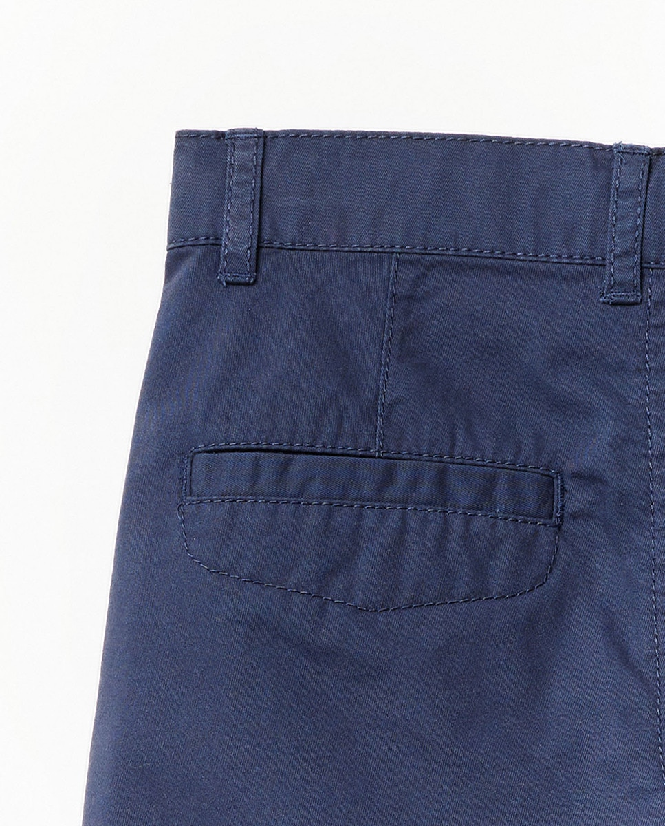 Bermudas Chino Básicas Marinho-4