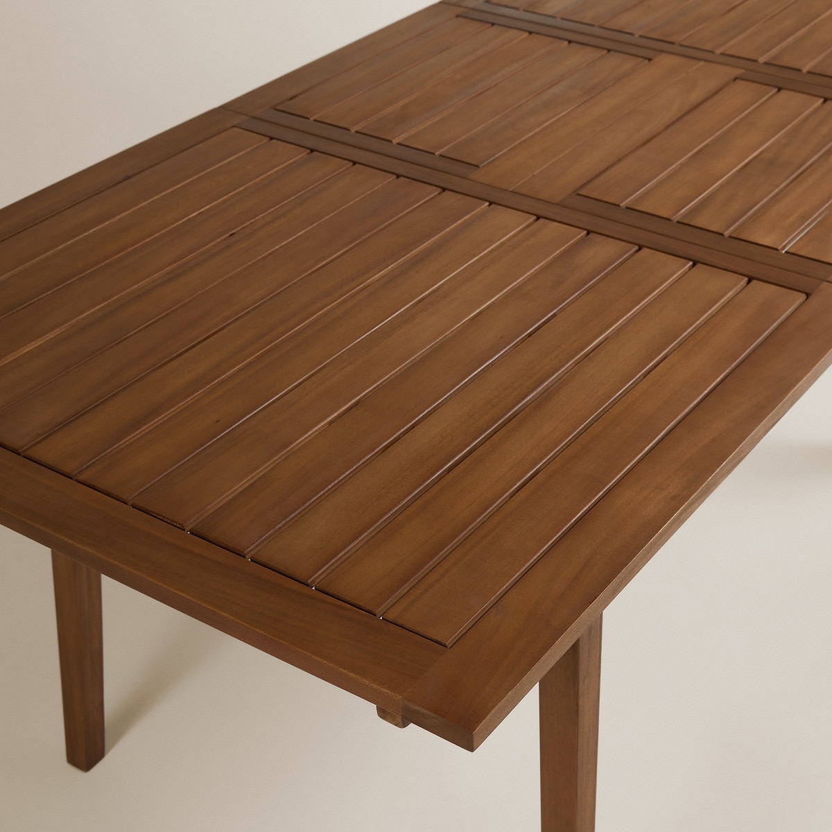 Mesa de comedor extensible de jardín Scot Basics El Corte Inglés Natural-5