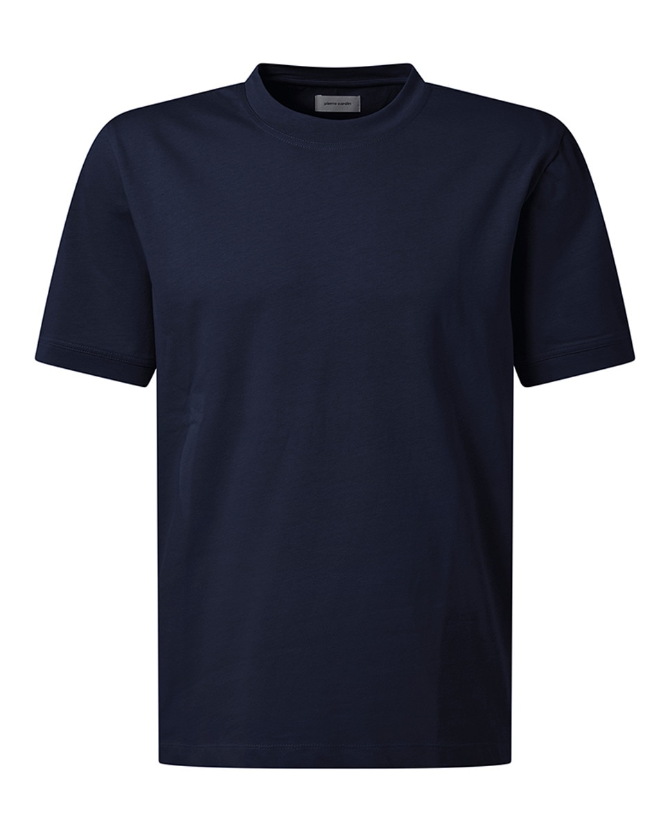 T-shirt Semi Dress de Piqué Azul-marinho-5