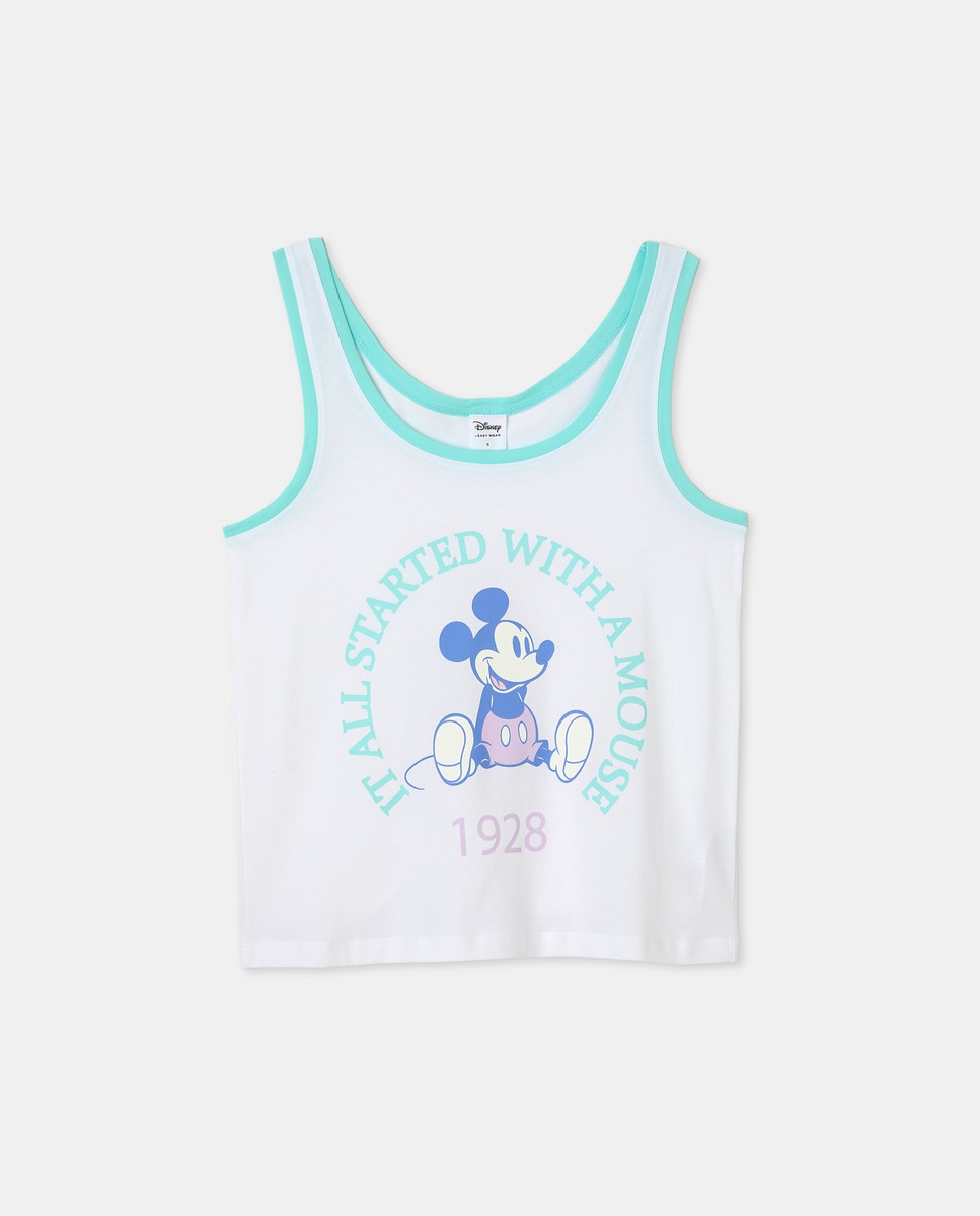 Camisola de Pijama sem Mangas 120 Cru-4