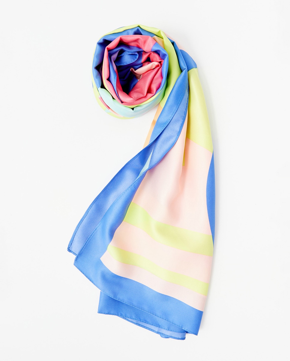 Bandana com Color Block Multicolor-4