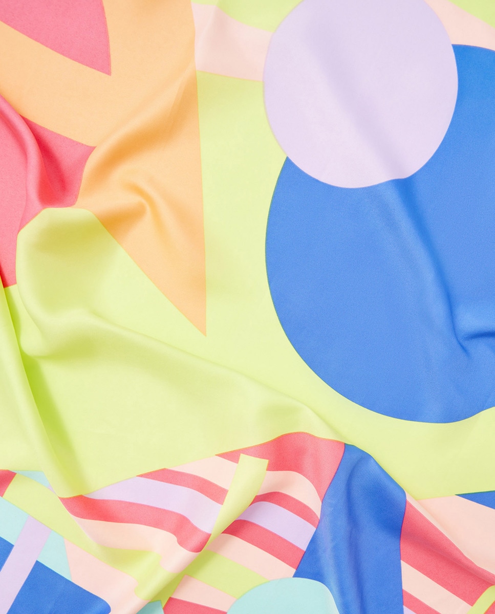 Bandana com Color Block Multicolor-3