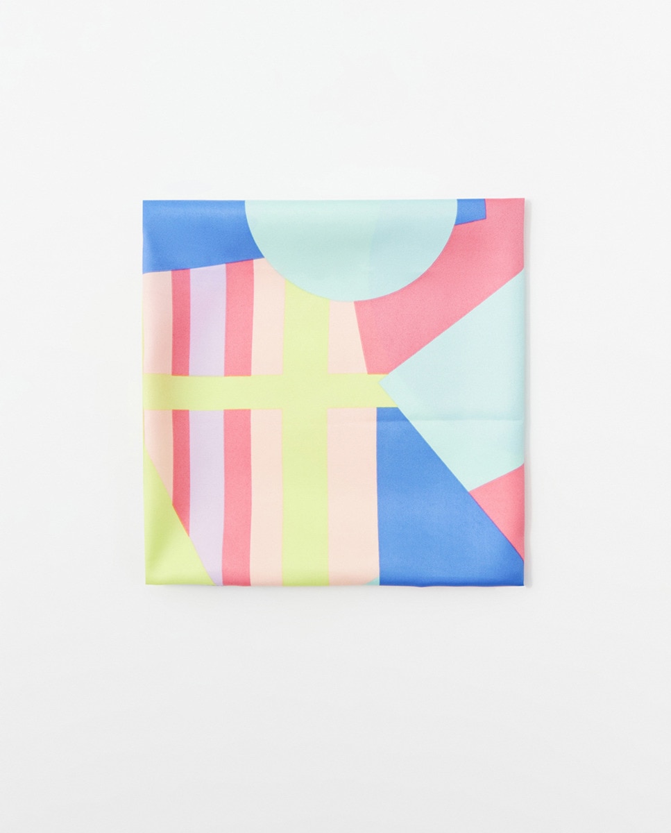 Bandana com Color Block Multicolor-1