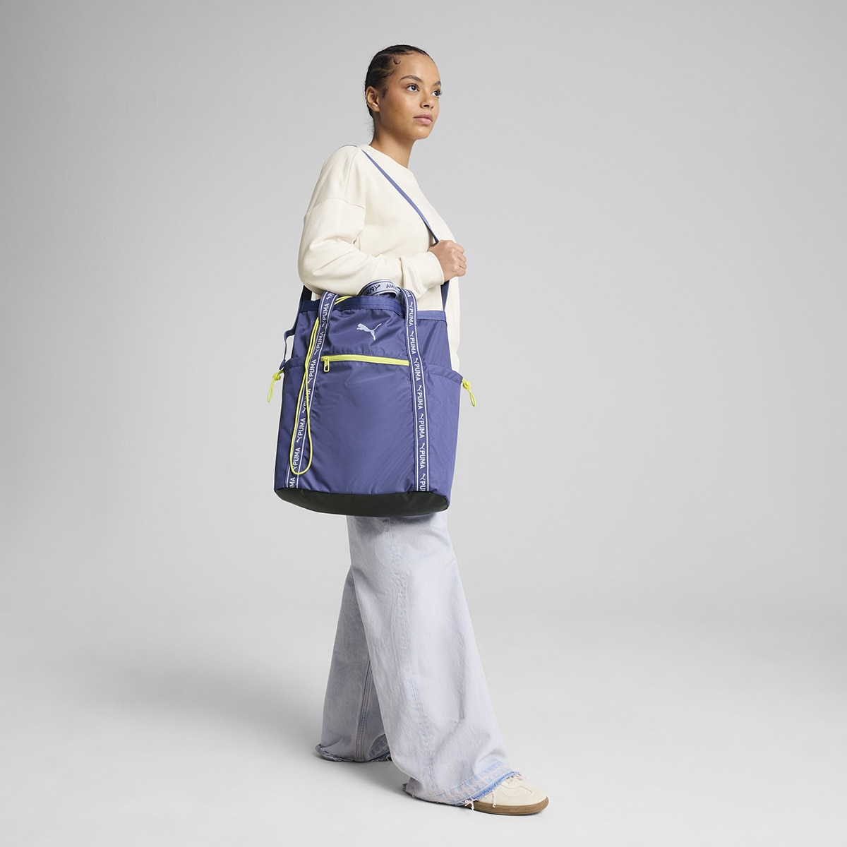 Mala Tipo Tote Desportiva de Mulher AT ESS Tote Bag Azul-4